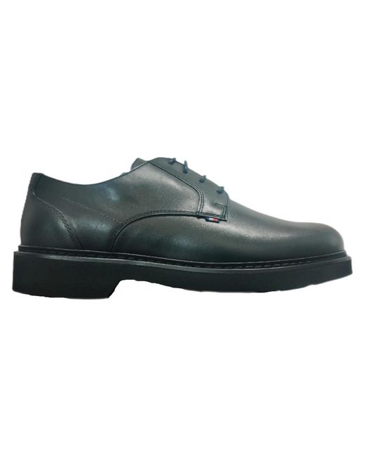 Tommy Hilfiger Black Laced Shoes for men