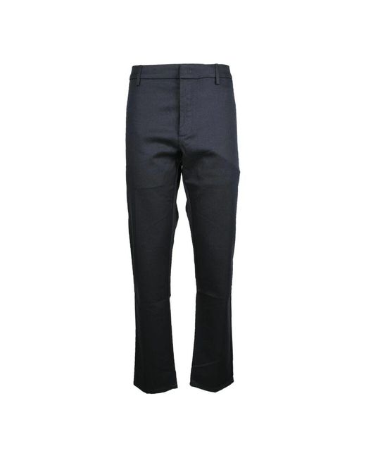 Dondup Wollmischung baumwolle elasthan hose in Blue für Herren