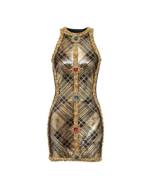 Party Dresses Balmain en coloris Green