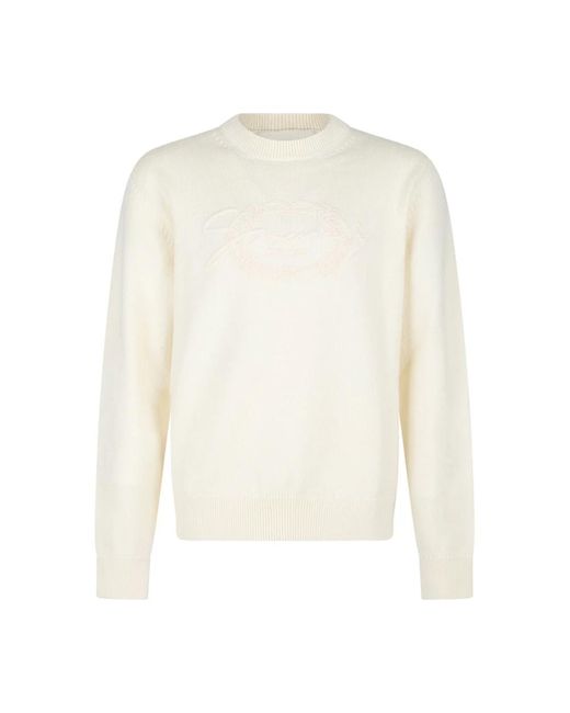Givenchy Round-Neck Knitwear in het White voor heren