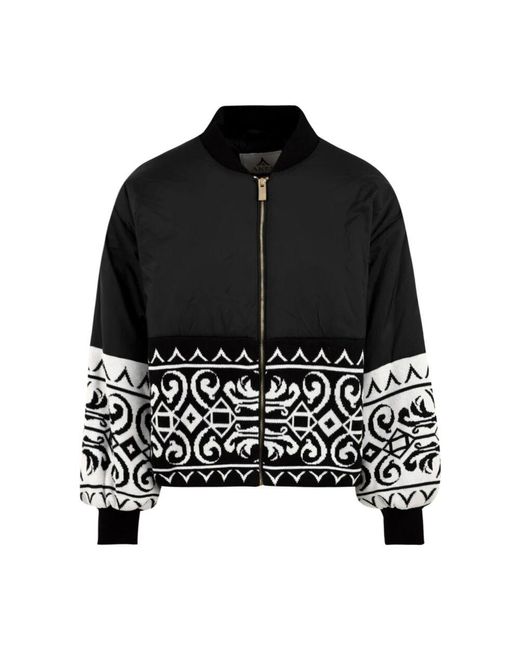 Akep Black Schwarzer daunenmantel modell gbkd07302
