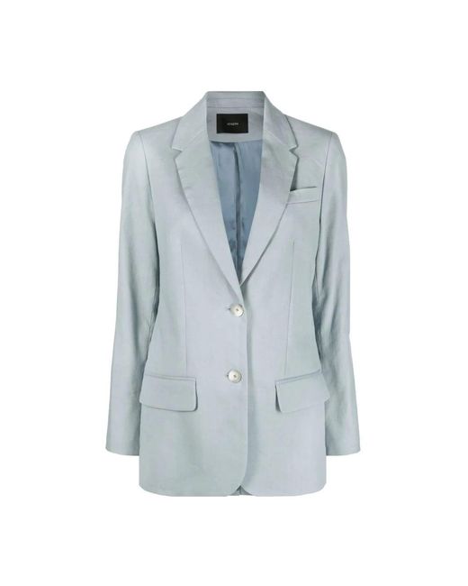 Joseph Jassen ,Blauw ,Katoen Blauwe Casual Blazer Jackie Jacket in het Blue