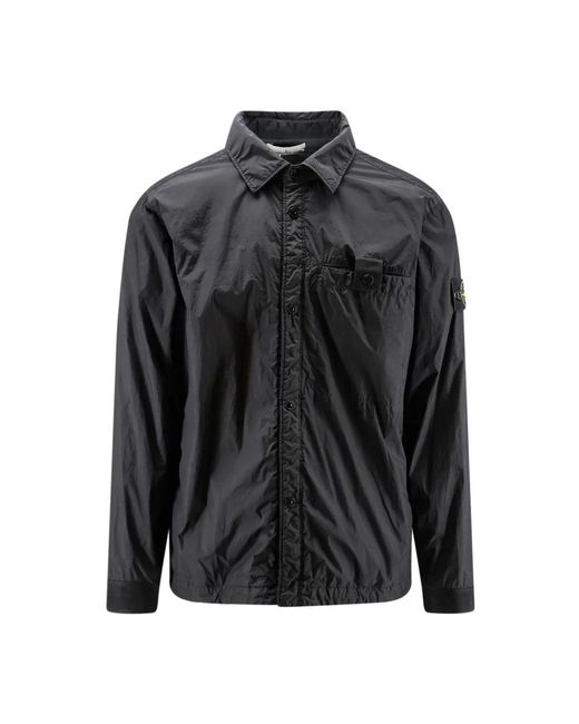Stone Island Black Light Jackets for men