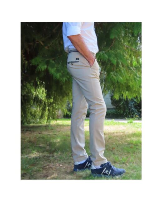 Mason's Broeken ,Katoen Torino Chino Broek in het Blue voor heren