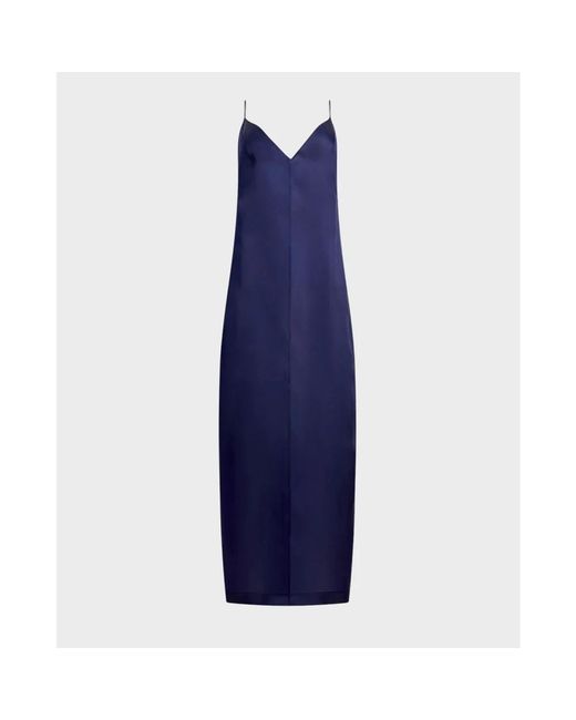 Khaite Blue Maxi Dresses