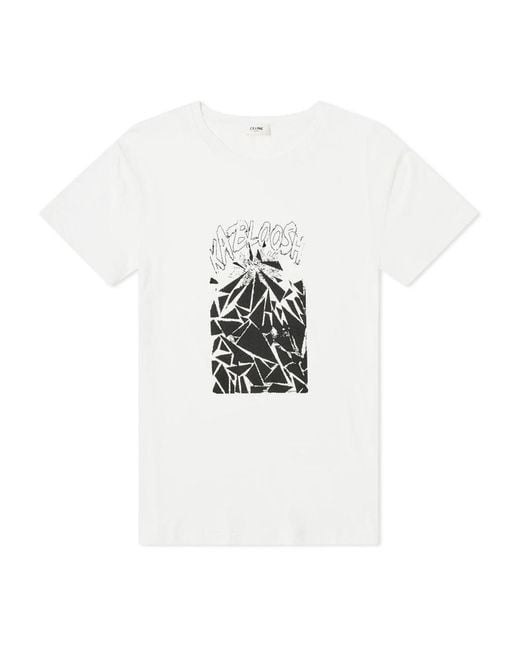 Céline T-Shirts in het White voor heren