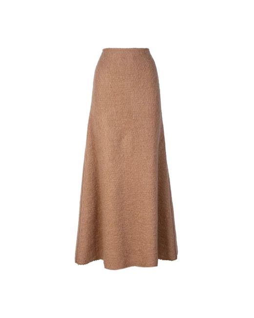 Jucca Brown Maxi Skirts