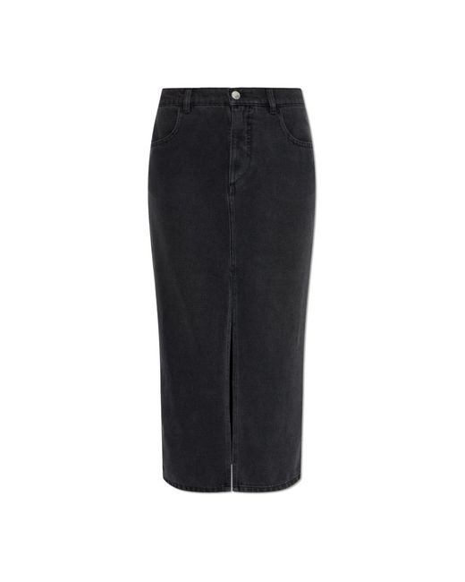 Isabel Marant Black Denim Skirts