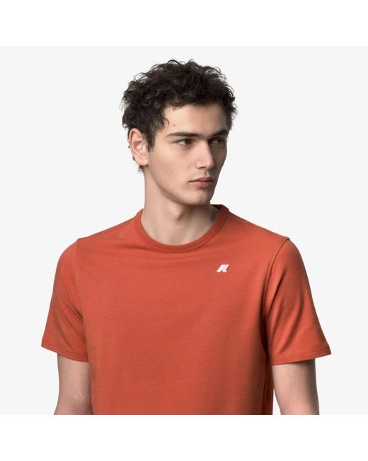 K-Way Orange T-Shirts for men