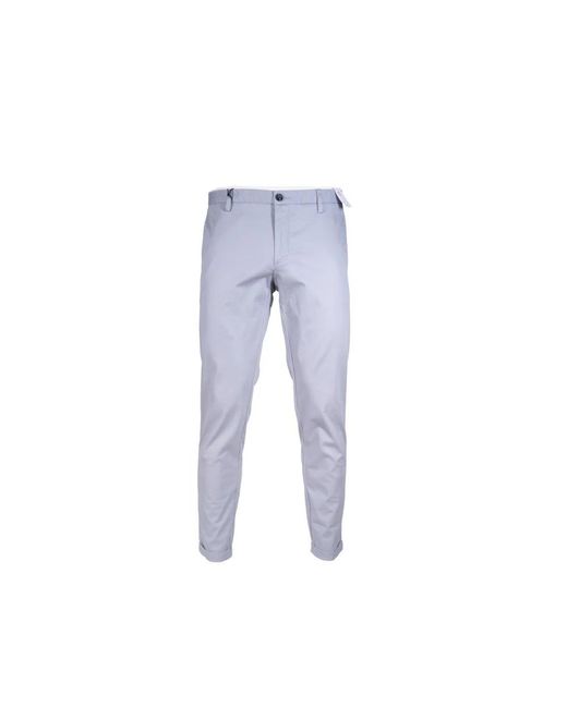 AT.P.CO Blue Slim-Fit Trousers for men