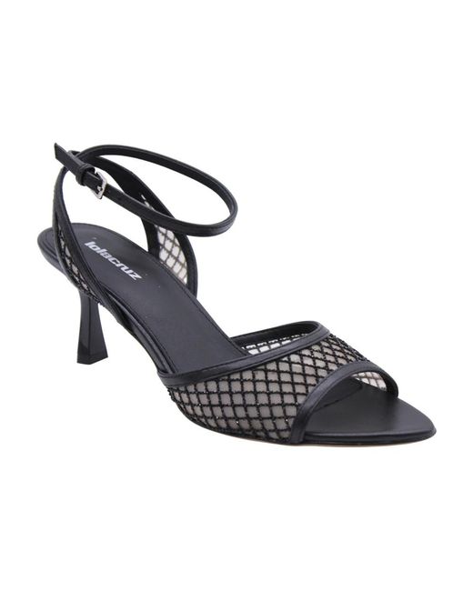Lola Cruz Blue High Heel Sandals
