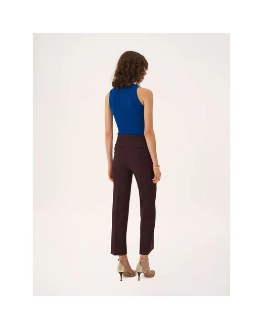 Chloé Purple Cropped Trousers