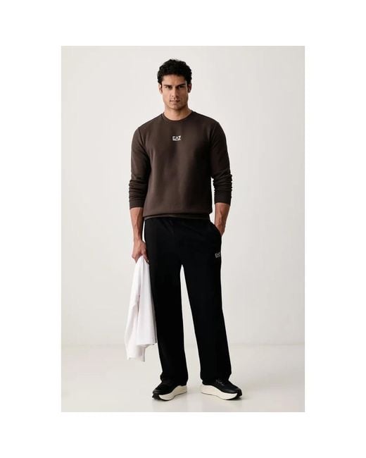 EA7 Blm0A8 Crew Sweatshirt in het Black voor heren