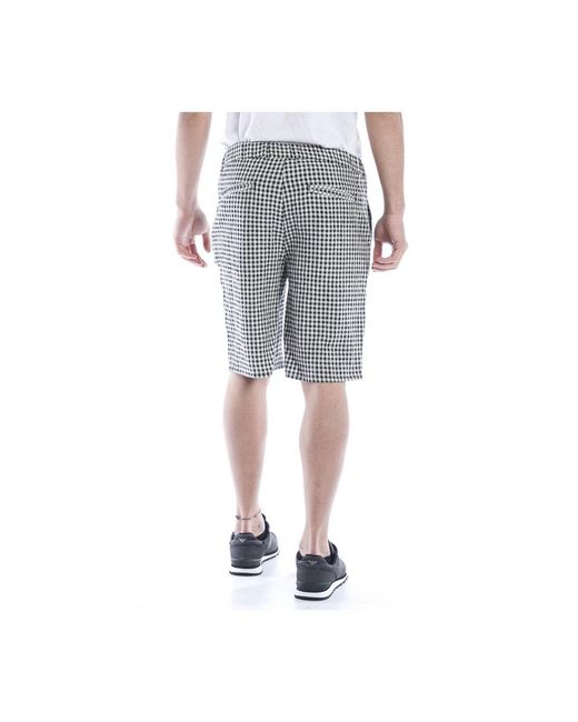 Daniele Alessandrini Gray Casual Shorts for men