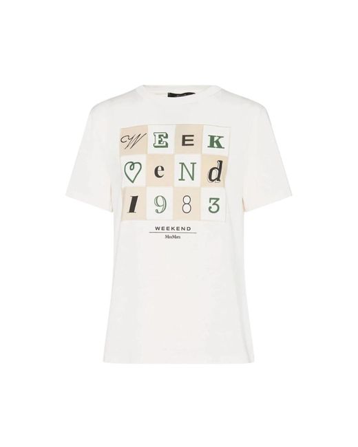 Max Mara T-Shirts in het White