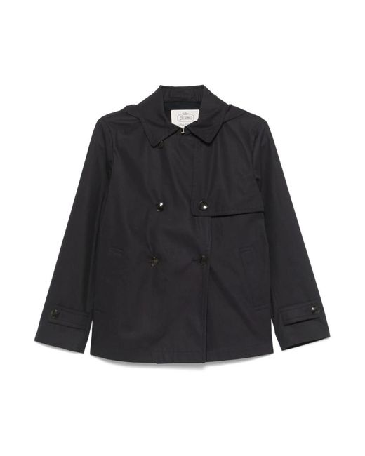 Herno Black Rain Jackets