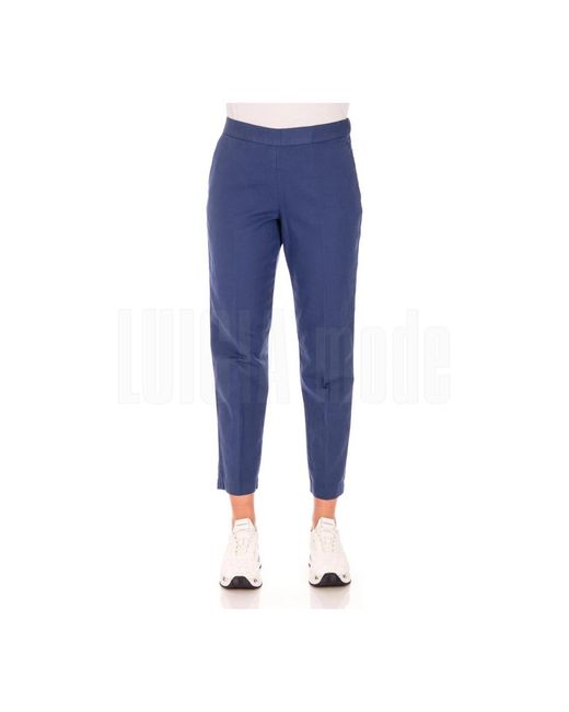Aspesi Blue Cropped Trousers