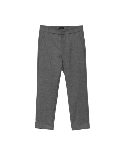 Dondup Gray Cropped Trousers