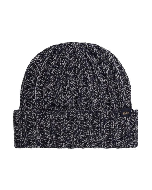 Beanies di Paul & Shark in Black da Uomo