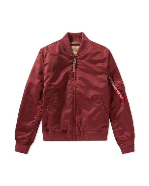 Alpha Industries Red Bomber Jackets for men