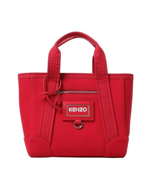 KENZO Red Tote Bags