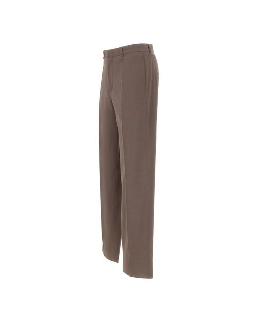 Manuel Ritz Brown Wide Trousers for men