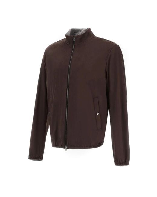 Herno Jacke Im Wildleder-Look in Brown für Herren
