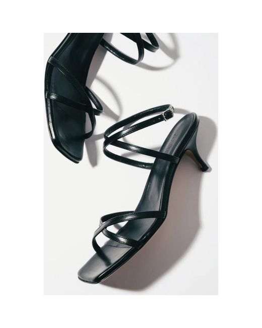 Guglielmo Rotta Black High Heel Sandals
