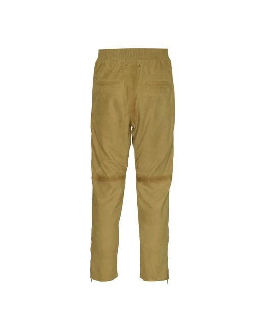 Golden Goose Deluxe Brand Green Slim-Fit Trousers