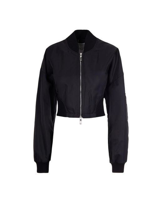 Sportmax Black Bomber Jackets