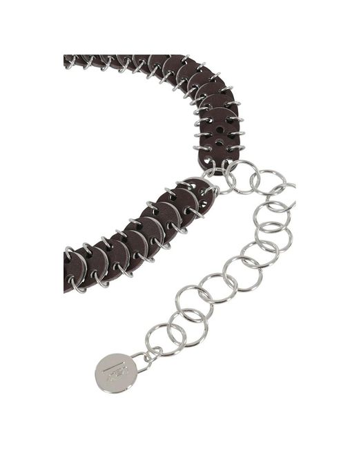 Rabanne Metallic Belts