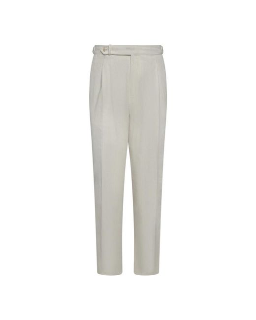 Franzese Collection Gray Slim-Fit Trousers for men