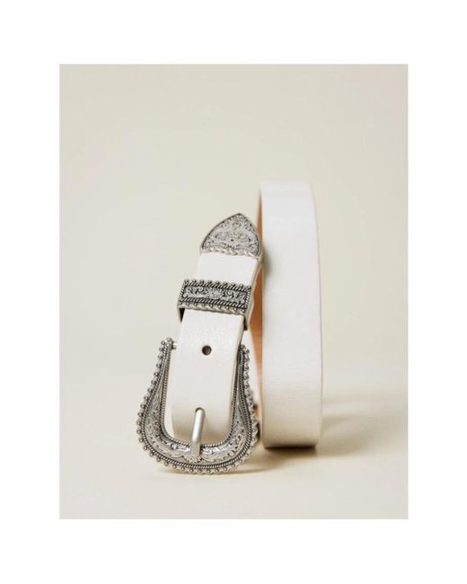 Twinset Metallic Belts