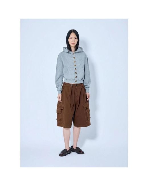 Abra Brown Bermudas