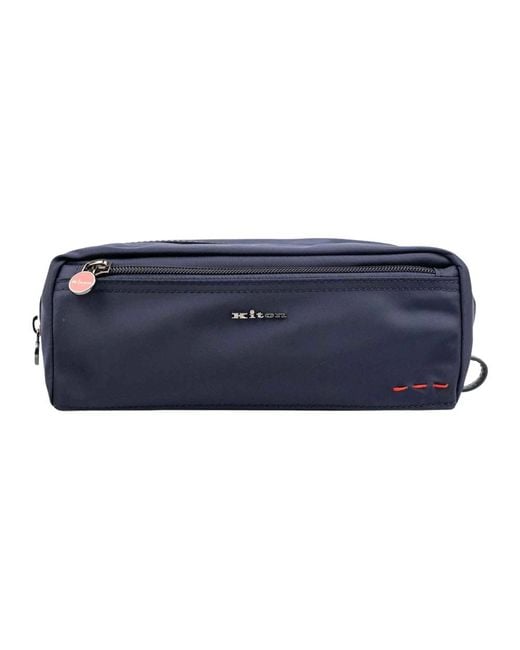 Kiton Blue Toilet Bags for men