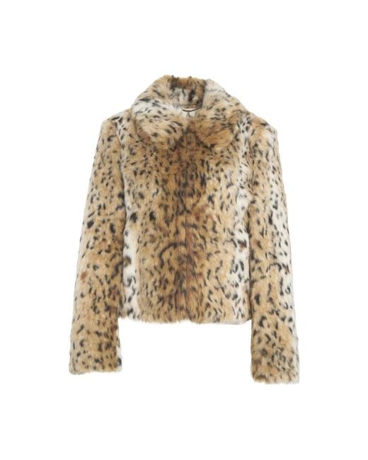 Max Mara Natural Faux Fur & Shearling Jackets