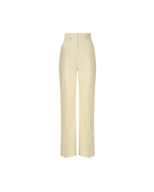 Jacquemus Natural Straight Trousers