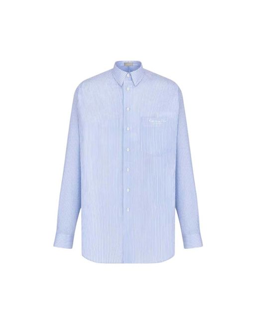 Dior Blue Casual Shirts for men