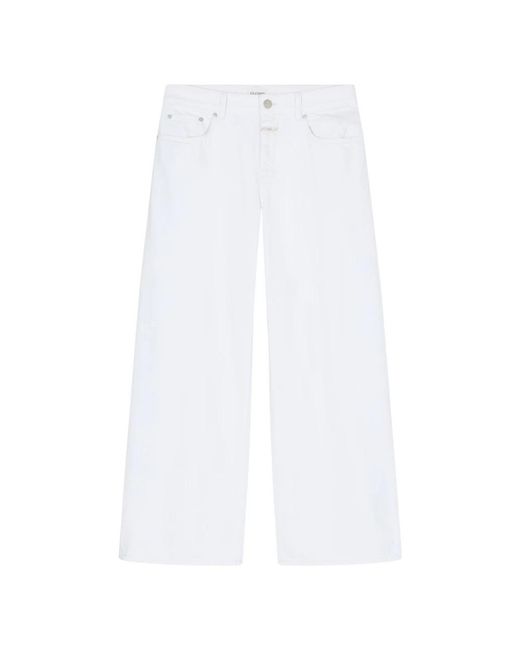 Wide Jeans Closed de color White