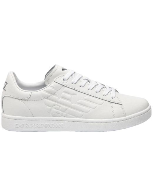 EA7 Weiße sneakers in White für Herren