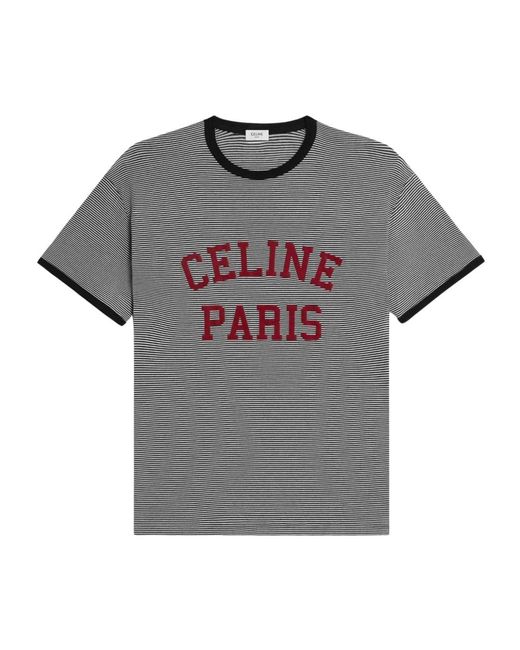 Céline Lockerer t-shirt in off white, schwarz, burgund in Gray für Herren