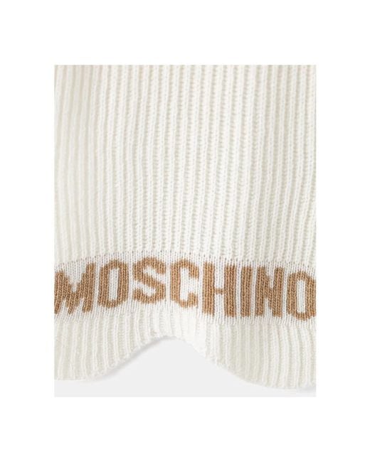 Winter Scarves di Moschino in White