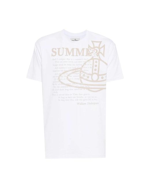 Camisetas y polos blancos clásicos de verano Vivienne Westwood de color White