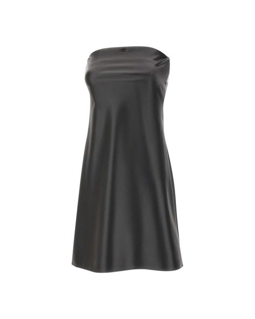 Courreges Gray Short Dresses