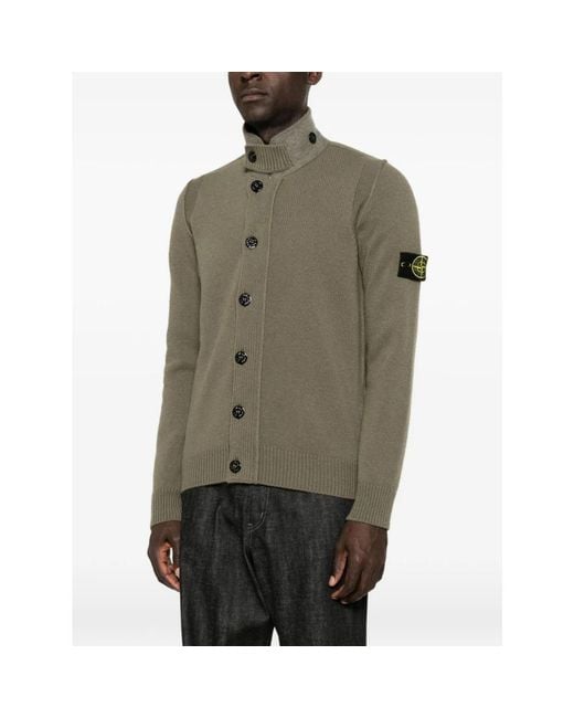 Stone Island Green Cardigans for men