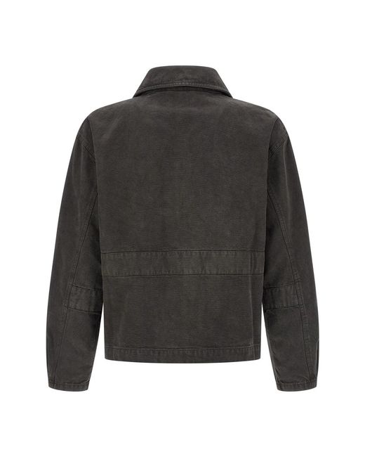 mfpen Gray Denim Jackets for men