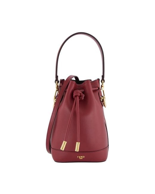 Fendi Red Bucket Bags