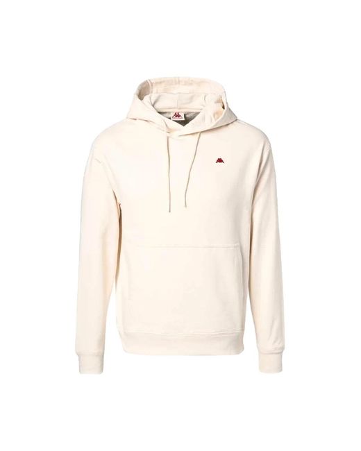 Kappa Gramys kapuzenpullover weiß mastice in Natural für Herren