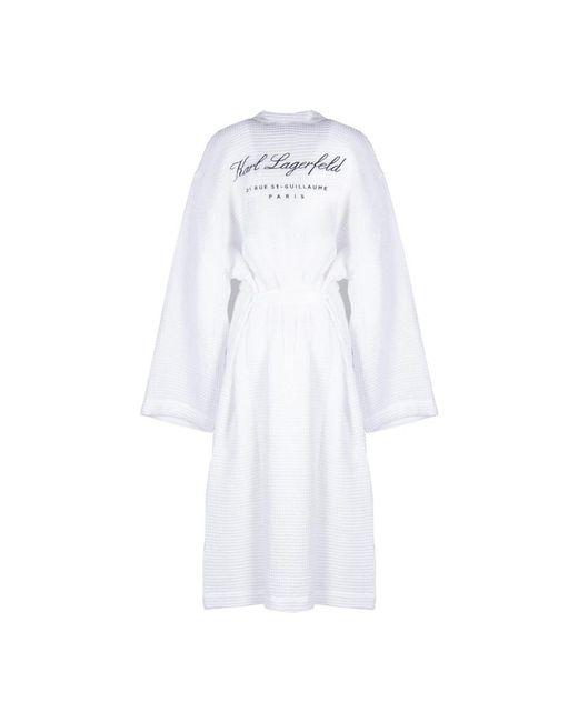 Karl Lagerfeld White Robes