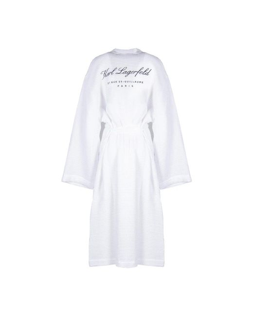 Karl Lagerfeld White Robes